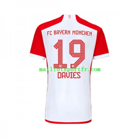 Maillot de Foot Bayern Munich Alphonso Davies 19 Domicile 2023/24